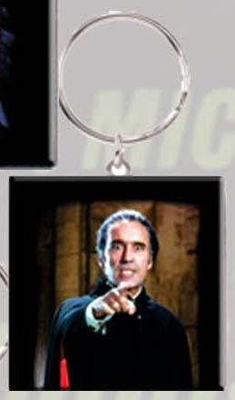 christopher Lee Dracula Keyring Hammer Horror Dracula Keyring