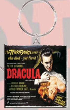 Hammer Horror Dracula Keyring Hammer Horror Dracula Christopher Lee Keyring